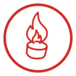 Flaming hexamine tablet